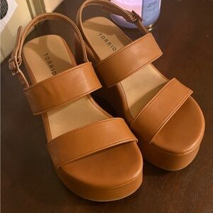 Torrid Women's Brown Platform Sandals